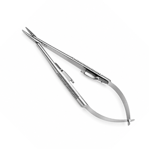 Hot Selling Castroviejo Needle <b>Holder</b> with Lock Reusable Microsurgical Instrument - Product Image 5