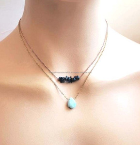 กำไลข้อมือหินมูนสโตนสีรุ้งขนาด 10 มม. งานแฮนด์เมดสไตล์วินเทจ ตัวเรือนเงินแท้ 925 ชุบทอง ความยาว 18 นิ้ว ของขวัญสำหรับงานปาร์ตี้หรือวันเกิด - Product Image 4