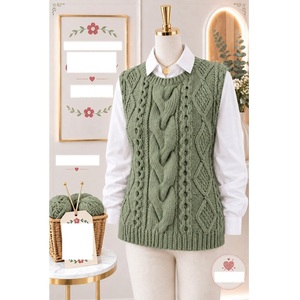 Pulls 100% acrylique ou coton, calibre 12, pour femmes, très tendance, style décontracté, pour la saison hivernale, fournisseur du Bangladesh. - Product Image 4