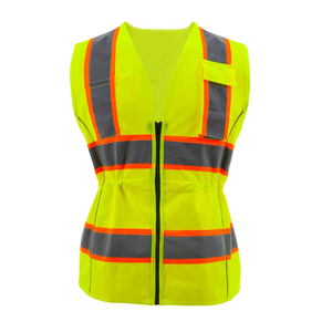Chaleco de Seguridad al por Mayor Directo de Fábrica con Franjas Reflectantes, Múltiples Bolsillos, Cierre de Cremallera, Malla Transpirable, Ropa de Trabajo de Seguridad - Product Image 2