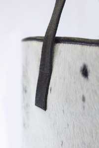 Sac fourre-tout en cuir véritable avec broderie et fermeture éclair, couleur unie, style occidental, pour femme, sac à bandoulière LHTB-0078 - Product Image 6