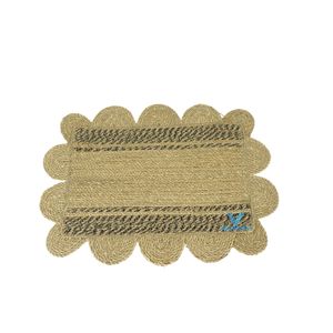 Best Selling <b>Rustic</b> <b>Rug</b> Handmade Water Hyacinth Seagrass Woven Vintage Boho Farmhouse Living Room Bedroom Floor Decor - Product Image 5