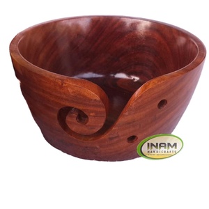 Cadeau parfait pour maman, joli cadeau pour toutes les occasions Velesheesamateur — bol de stockage de fils de bois, 6x4 pouces - Product Image 1