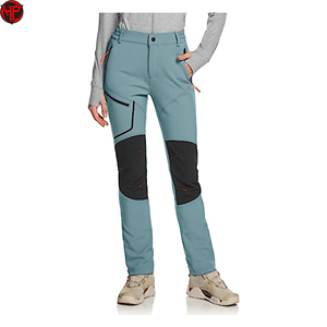 Women Softshell <b>Trousers</b> Outdoor Casual Pants Windproof Water Resistant Knee Patchwork Spring Wear Hiking Pant - Product Image 1