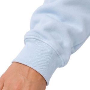 Sweat-shirt décontracté d'hiver pour femme, bleu clair, surdimensionné, avec un design minimaliste en étoiles en strass, en molleton de coton premium - Product Image 3