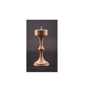 Porte-bougie en bois artisanal personnalisable pour la décoration de Noël, durable, style rustique traditionnel, pour la table - Product Image 2