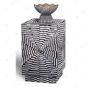 Colección de Accesorios para el Hogar OTTICO Premium con Incrustaciones Ópticas de Madreperla en Blanco y Negro: Mesa Auxiliar, Marco de Fotos y Caja de Almacenamiento - Product Image 4