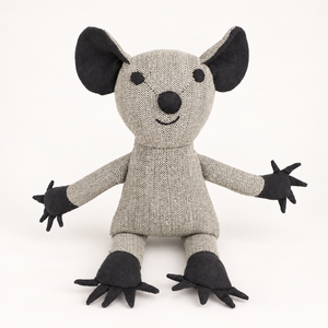 Peluche de Koala Gris con Diseño de Espiga, Muñeco de Peluche Suave de Algodón, Figura Sentada, Accesorios para Decoración de Habitación Infantil - Product Image 5