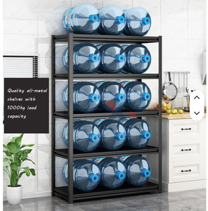 5 Tier Kitchen Storage Rack Heavy Duty Metal <b>Shelving</b> <b>Unit</b> Organizer for Microwave Oven Appliances Pantry Home Office Storage - Product Image 5