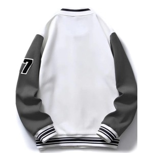 Best Selling Premium Quality Plus-Size Casual Sport <b>Warm</b> Embroidered <b>Waterproof</b> Quick Dry Breathable Varsity Jackets Men Letter - Product Image 2
