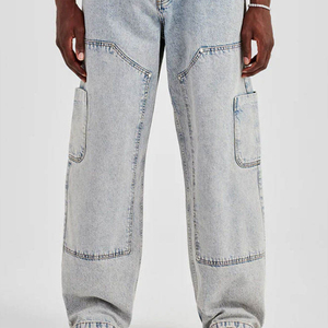 Men straight leg classic denim <b>jeans</b> pants durable casual wear Casual men blue denim <b>jeans</b> pants <b>soft</b> cotton fabric durable - Product Image 4