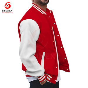Chaqueta Casual Deportiva Estilo Universitario para Hombre, Ropa Exterior de Forro Polar Transpirable y Ecológica para Invierno - Product Image 3