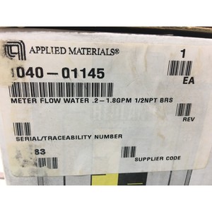 AMAT 1040-01145 <b>METER</b> <b>FLOW</b> <b>WATER</b> .2-1.8GPM 1/2NPT - Trusted Global Legacy Semiconductor Equipment and Parts at - Product Image 6