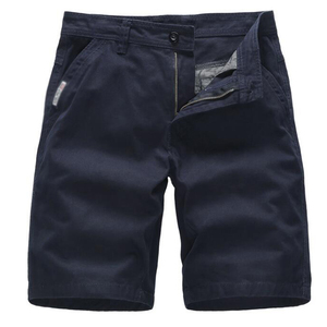 Top marque hommes décontracté été Shorts 100% coton solide droit Bermuda Style avec fermeture éclair tactique Inspiration pour High Street - Product Image 6