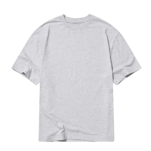 Relaxed Fit Oversized T-Shirt 100% Cotton 230 GSM Formal Silk Screen Printed Front <b>Back</b> Logo <b>Drop</b> Shoulder Anti-Pilling - Product Image 3