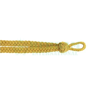 Cordón para sombrero de alambre trenzado al por mayor, accesorios uniformes, cordón para gorra hecho a mano, ajustable, con nudo, ceremonial, con tamaño y colores personalizados - Product Image 3