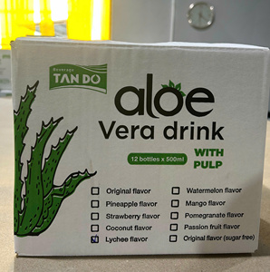 Jugo de Aloe Vera Saludable de 500 ml, Certificado ISO/HACCP/HALAL, 100% con Sabor a Coco, Botella de Marca Privada - Product Image 4
