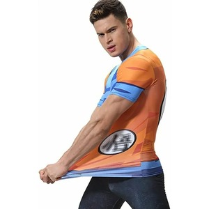 Camiseta Deportiva de Compresión para Hombre, Personalizada, 100% Algodón, Manga Corta, Corte Holgado, Ecológica, de Secado Rápido y Antiarrugas - Product Image 4