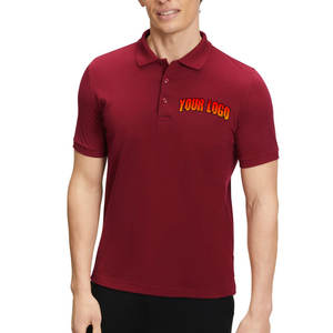 Polo décontracté à manches courtes pour homme, T-shirt de golf avec col à revers, logo personnalisé, vente en gros à prix abordable - Product Image 4
