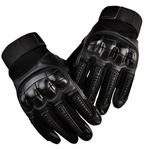 Guantes de Motocicleta de Cuero para Hombre, Pantalla Táctil, Logotipo Personalizado, Correa de Muñeca Ajustable, Transpirables, para Conducción y Carreras al Aire Libre - Product Image 5