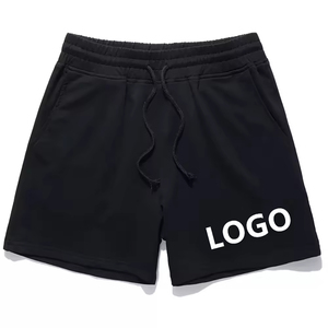 Nouvel Arrivage Short Homme Vintage en Maille Peignée Unie avec Cordon de Serrage, Coupe Décontractée Mi-longue, Teint Uni, Personnalisable - Product Image 5