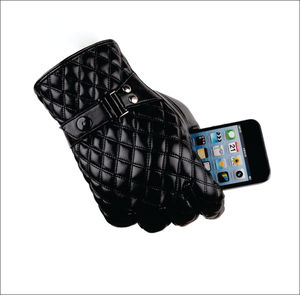 Factory Made Customized Winter <b>Warm</b> Black Fashion Mens High Quality 2025 Fashion Leather <b>Gloves</b> - Product Image 6