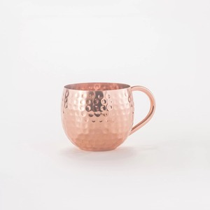 Mug à café en cuivre pur martelé avec poignée, mug Moscow Mule pour bière, thé et cocktails - Product Image 1