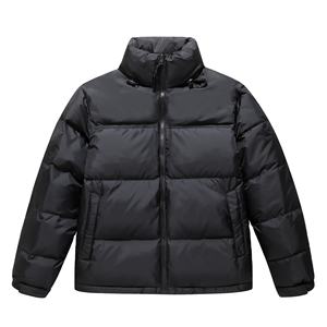 Chaqueta Acolchada Negra Personalizada para Hombre, Chaqueta Acolchada Premium, Chaqueta de Invierno Gruesa y Cálida de Alta Calidad, Chaqueta Casual Resistente al Viento - Product Image 1
