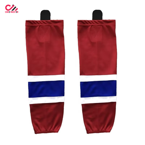 Chaussettes de hockey sur glace en polyester de qualité supérieure avec logo personnalisé, meilleur matériau, style et logo personnalisés - Product Image 3
