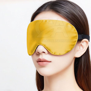 Masque de sommeil en soie biologique ultra-doux, cache-yeux confortable, sangle réglable, occultant, accessoire de voyage, emballage personnalisé, vente en gros - Product Image 4