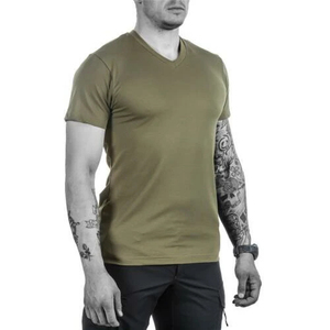 Camisetas de Manga Corta con Cuello en V para Hombre, 100% Algodón de Alta Calidad, Ecológicas, de Secado Rápido, Diseño de Logotipo Personalizado, Camisetas Lisas Cómodas - Product Image 2