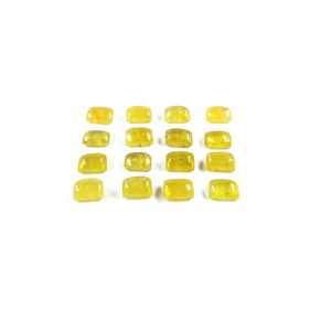 พลอยแซฟไฟร์สีเหลืองธรรมชาติจากกรุงเทพฯ ทรงแปดเหลี่ยมเจียระไนขนาด 3x5 มม. พลอยแซฟไฟร์สีเหลืองธรรมชาติแบบเจียระไนสำหรับทำเครื่องประดับ - Product Image 4