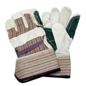 Guantes de Trabajo sin Dedos de Algodón Antideslizantes para Exteriores Unisex para Todas las Estaciones Diseño a Rayas Verde Blanco Rojo Gris - Product Image 5