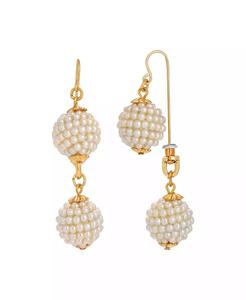 Imitation Pearl Front <b>Back</b> <b>Drop</b> Earrings | 2028 - Product Image 1