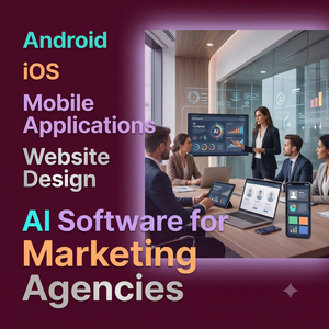 แอปพลิเคชันมือถือ Android iOS การออกแบบเว็บไซต์ ซอฟต์แวร์ AI สำหรับบริษัทการตลาด ซอฟต์แวร์ AI ERP CRM ปลั๊กอิน WordPress Shopify - Product Image 3