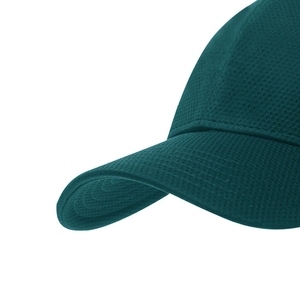 Casquette de baseball unisexe verte en maille, 6 panneaux, ajustable, pour l'extérieur, décontractée, printemps-été, respirante, couleur unie - Product Image 2