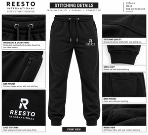 Pantalon de jogging décontracté pour homme en coton violet, taille mi-haute avec cordon de serrage, coupe droite, idéal pour l'automne, personnalisable, vente en gros - Product Image 5