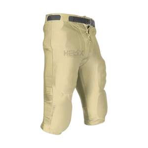 กางเกงฝึกซ้อมอเมริกันฟุตบอลสีกากีสำหรับนักกีฬา ชุดแผ่นรอง 7 ชิ้นในตัว กางเกงกีฬาทีมแบบสั่งทำ OEM ODM - Product Image 1