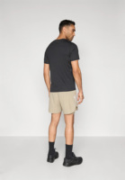 Shorts de course pour homme gris uni, double couche, écologiques, respirants, séchage rapide, taille élastique, style sportif, longueur courte