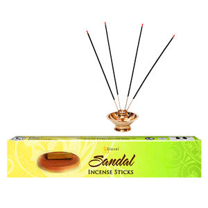 High Selling 9 Inch Natural Sandalwood Incense <b>Stick</b> Top India Incense Aromatic Fragrance Flat Pouch Packing Incense Holders - Product Image 6