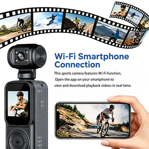 IFA03 Q5 2K กล้องแอคชั่นแคมเมราแบบพกพา 8X ซูม เลนส์หมุนได้ WiFi กล้องมองกลางคืนสำหรับกีฬาและการเดินทาง - Product Image 6