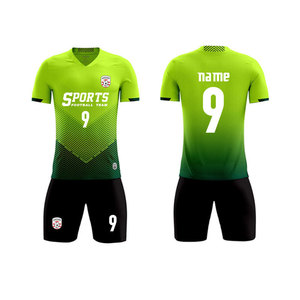 ชุดฟุตบอลคุณภาพสูงสำหรับนักกีฬา ระบายอากาศได้ดี ชุดกีฬาฝึกซ้อม พร้อมบริการสกรีนโลโก้ OEM ตัดเย็บอัตโนมัติ 100% - Product Image 5