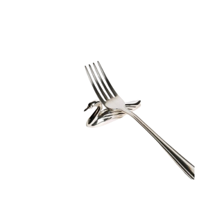 Repose-couverts en argent métallisé, support de cuillère de qualité supérieure, support pour couteau et fourchette, pour usage domestique, support pour baguettes - Product Image 1