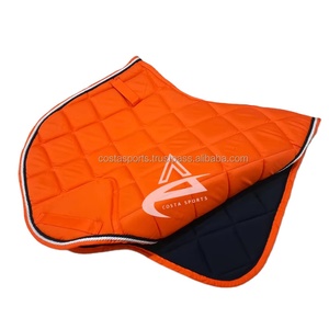 Tapis de selle de saut respirant et confortable en tissu 100% coton pour la protection des chevaux - Product Image 4
