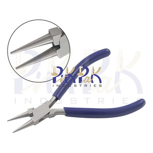 OEM Customizable 115mm PVC-Jacketed Needle Nose Pliers for Jewelry Making DIY Crafts Fishing Circlip Smooth Jaws Box Joint - Product Image 1
