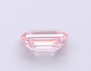 Diamant rose intense fantaisie de 0,97 carat, taille émeraude, cultivé en laboratoire CVD, clarté VS1, excellente taille, pierre précieuse non montée pour la création de bijoux - Product Image 5
