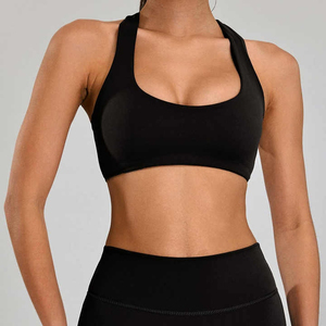 Women's Racerback Sports Bra Breathable Performance Bra for Yoga Gym Running Fitness Custom Logo Wholesale Supplier - Product Image 4