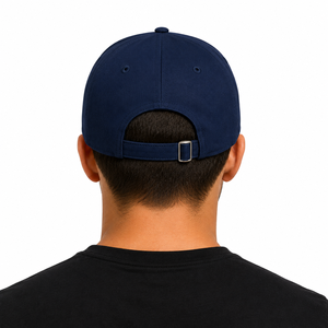 D Navy Blue 6-Panel Baseball <b>Cap</b> Shield Logo Back Curved Part 3D Embroidery Letter Unisex Casual Adjustable Fit Mesh Fabric - Product Image 4