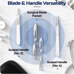 Kit d'instruments chirurgicaux en acier pour étudiants en médecine, certifié CE, pour l'apprentissage et la formation, usage hospitalier, par Dentavex - Product Image 3