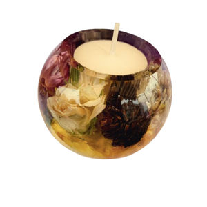 Porte-bougie moderne en résine écologique pour la décoration de Noël et d'anniversaire, aménagement intérieur de salle à manger et d'hôtel - Product Image 4